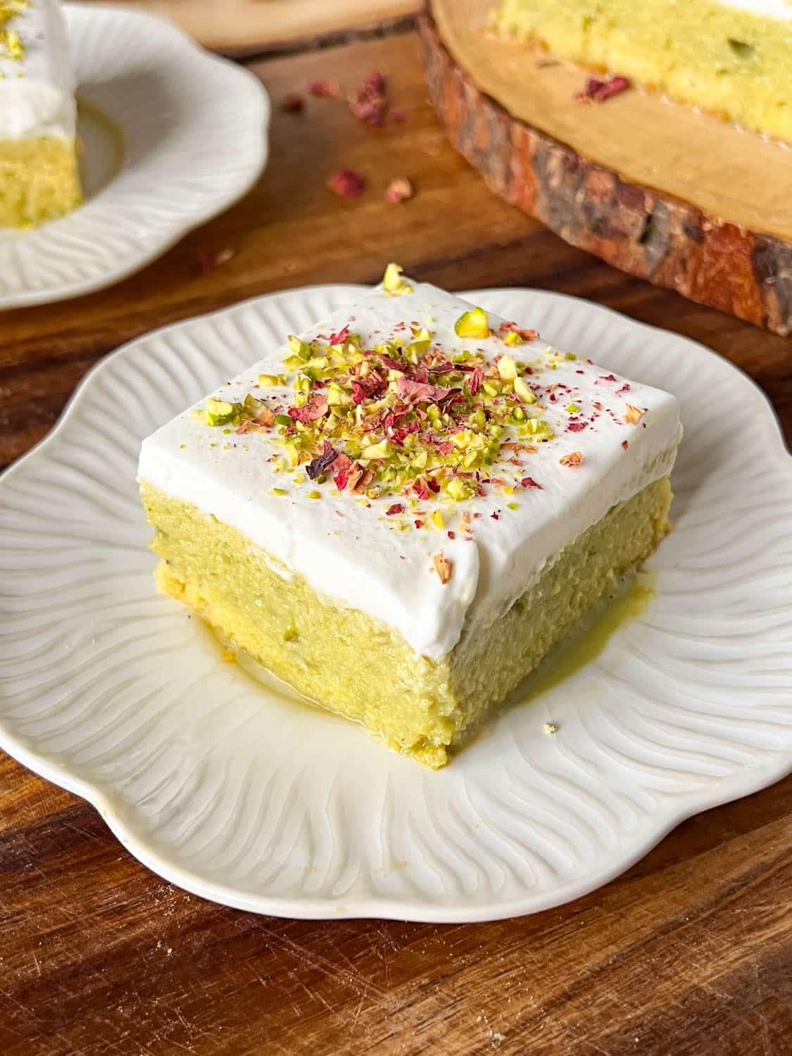 Pistachio Milk Cake